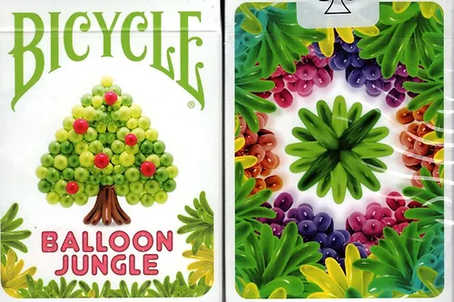Balloon Jungle Stripper Bicycle Playing Cards